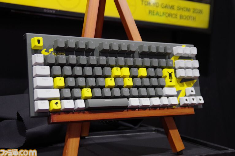 【ポケモン】ゲーミングキーボード『REALFORCE GX1 Plus』ピカチュウエディションが発表。12月から量販店で予約販売スタート【TGS2026】