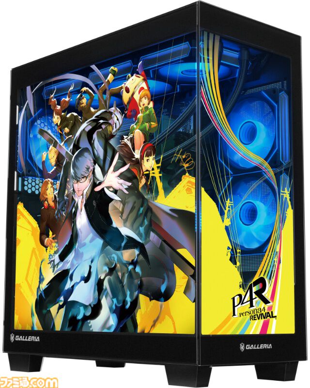 『ペルソナ4 リバイバル』コラボPCがガレリアより発表。主人公と仲間たちが集合したメインビジュアルを使用した特別デザイン。2027年2月18日に発売