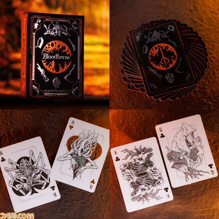 『ブラッドボーン』公式トランプが登場。アメンドーズや人形などが絵柄に。カード裏面は箔押しが施された高級感あるデザイン