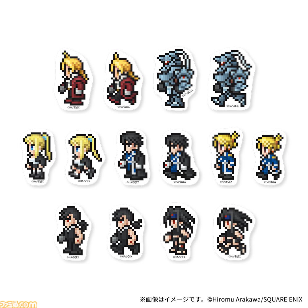 【ハガレン】『FF』ドット絵の匠・渋谷員子氏が手掛けた、『鋼の錬金術師』エド、アルたちのグッズがTGS2026で先行販売。Tシャツ、アクスタ、刺繍パーカーなど【TGS2026】