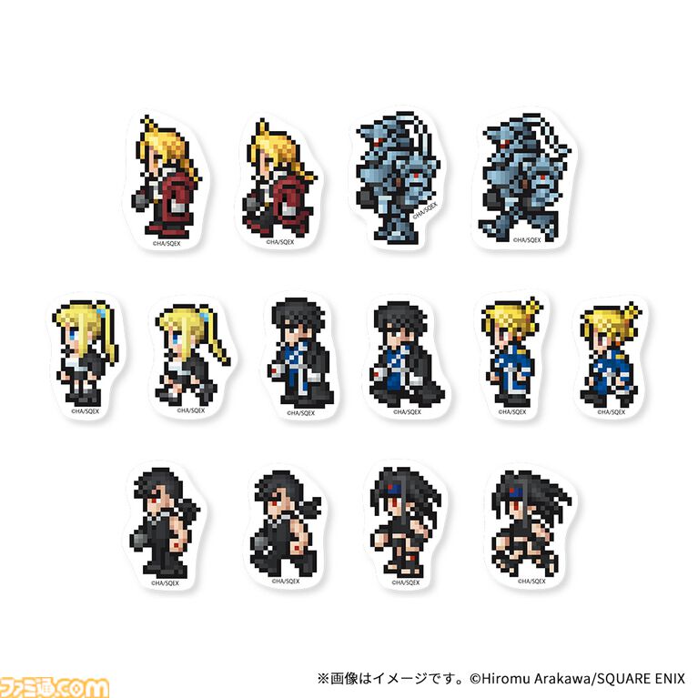 【ハガレン】『FF』ドット絵の匠・渋谷員子氏が手掛けた、『鋼の錬金術師』エド、アルたちのグッズがTGS2026で先行販売。Tシャツ、アクスタ、刺繍パーカーなど【TGS2026】