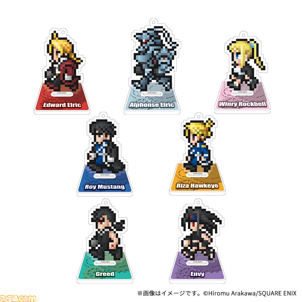 【ハガレン】『FF』ドット絵の匠・渋谷員子氏が手掛けた、『鋼の錬金術師』エド、アルたちのグッズがTGS2026で先行販売。Tシャツ、アクスタ、刺繍パーカーなど【TGS2026】