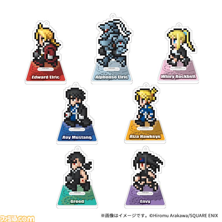 【ハガレン】『FF』ドット絵の匠・渋谷員子氏が手掛けた、『鋼の錬金術師』エド、アルたちのグッズがTGS2026で先行販売。Tシャツ、アクスタ、刺繍パーカーなど【TGS2026】
