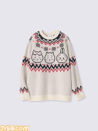 『ちいかわ』GUから“さむ～い雪の日も楽しもう！”テーマのふわもこアイテムが登場。スウェットやパーカー、部屋着などあったかアイテムが11月20日より発売