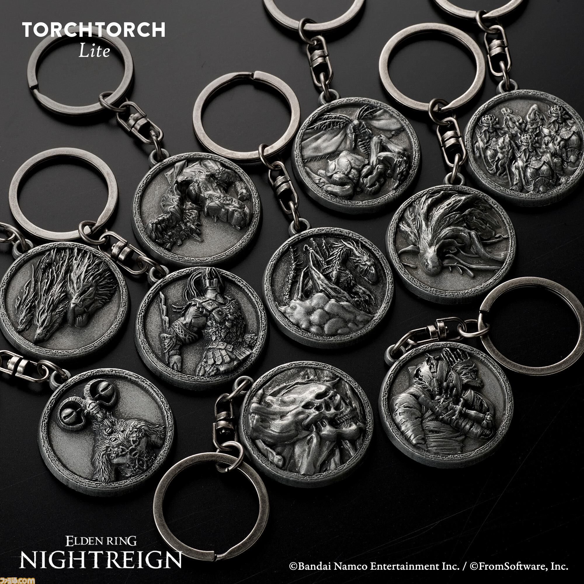 『エルデンリング ナイトレイン』石剣の鍵がキーホルダーになって登場。これでいつでも封牢を回れる。ポップアップストアの先行販売グッズが公開