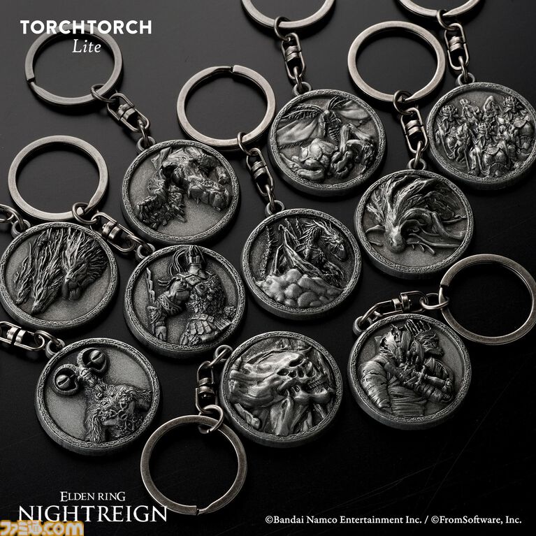 『エルデンリング ナイトレイン』石剣の鍵がキーホルダーになって登場。これでいつでも封牢を回れる。ポップアップストアの先行販売グッズが公開