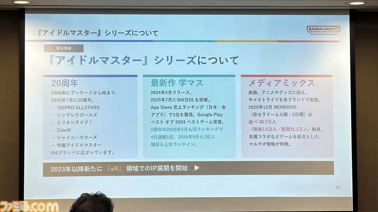 如月千早はなぜ“そこにいる”と感じられるのか。武道館単独公演“OathONE”の舞台裏から探る、ゲームとリアルをつなぐXRライブの可能性【TGS2026】