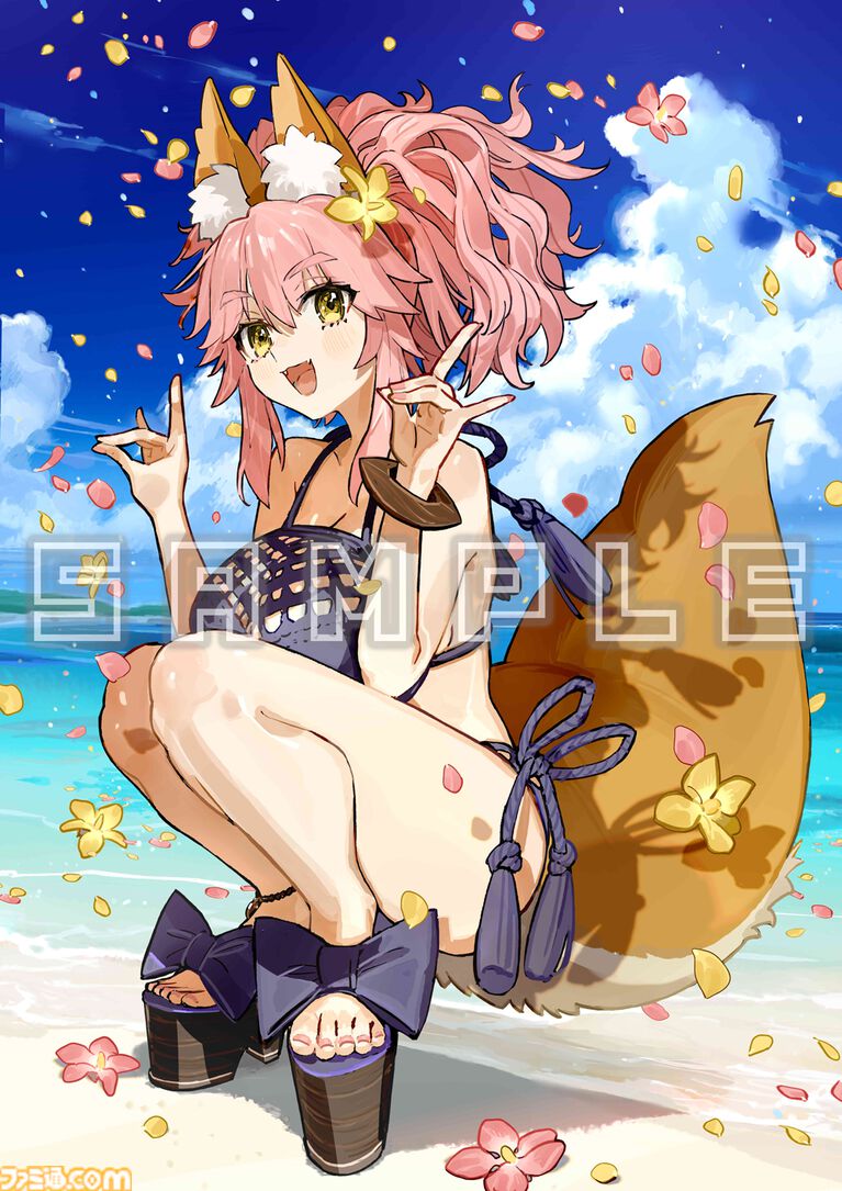 『フェイト エクストラ レコード』ワダアルコ氏描き下ろしの店舗特典イラスト公開。アニメイトはセイバー、ソフマップはキャスター。各店舗の特典デザインも一挙公開