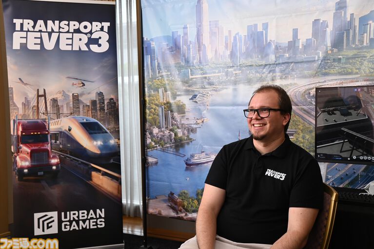 『トランスポートフィーバー3』試遊リポート&インタビュー。シム部分も楽しいがチル要素がとくに刺さる。簡単操作でルートを決めたら、あとは物流を眺めて優雅に過ごせる経営シミュレーション