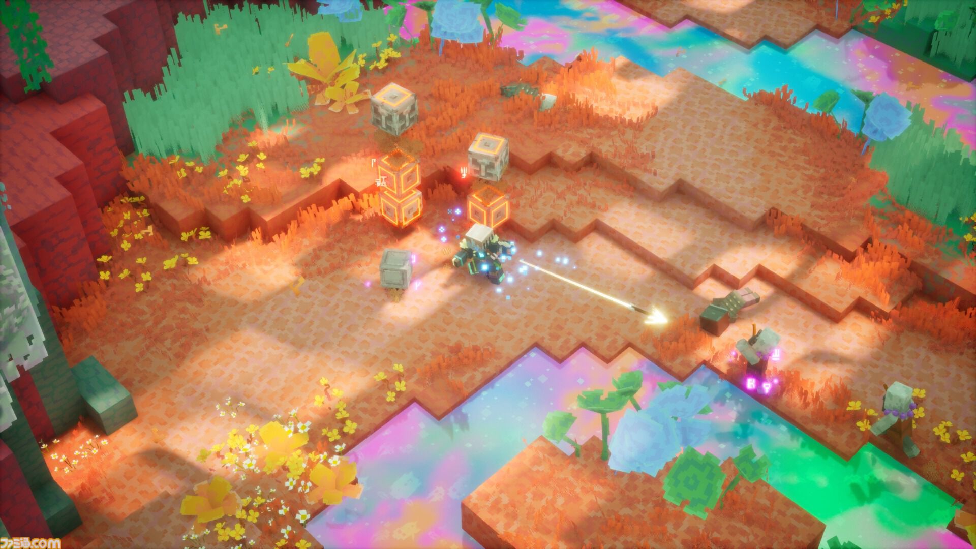 『マイクラダンジョンズ2』ジャンプで広がる立体アクション、仲間と助け合うマルチプレイを体験。開発「新次元シフトは『風の谷のナウシカ』から着想」