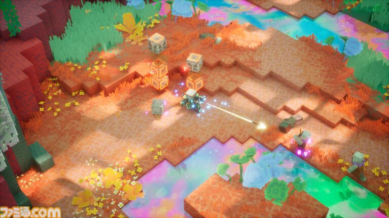 『マイクラダンジョンズ2』ジャンプで広がる立体アクション、仲間と助け合うマルチプレイを体験。開発「新次元シフトは『風の谷のナウシカ』から着想」