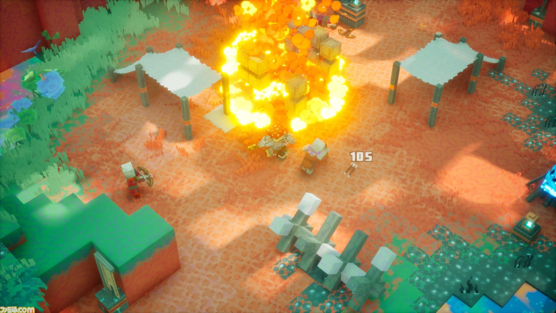 『マイクラダンジョンズ2』ジャンプで広がる立体アクション、仲間と助け合うマルチプレイを体験。開発「新次元シフトは『風の谷のナウシカ』から着想」