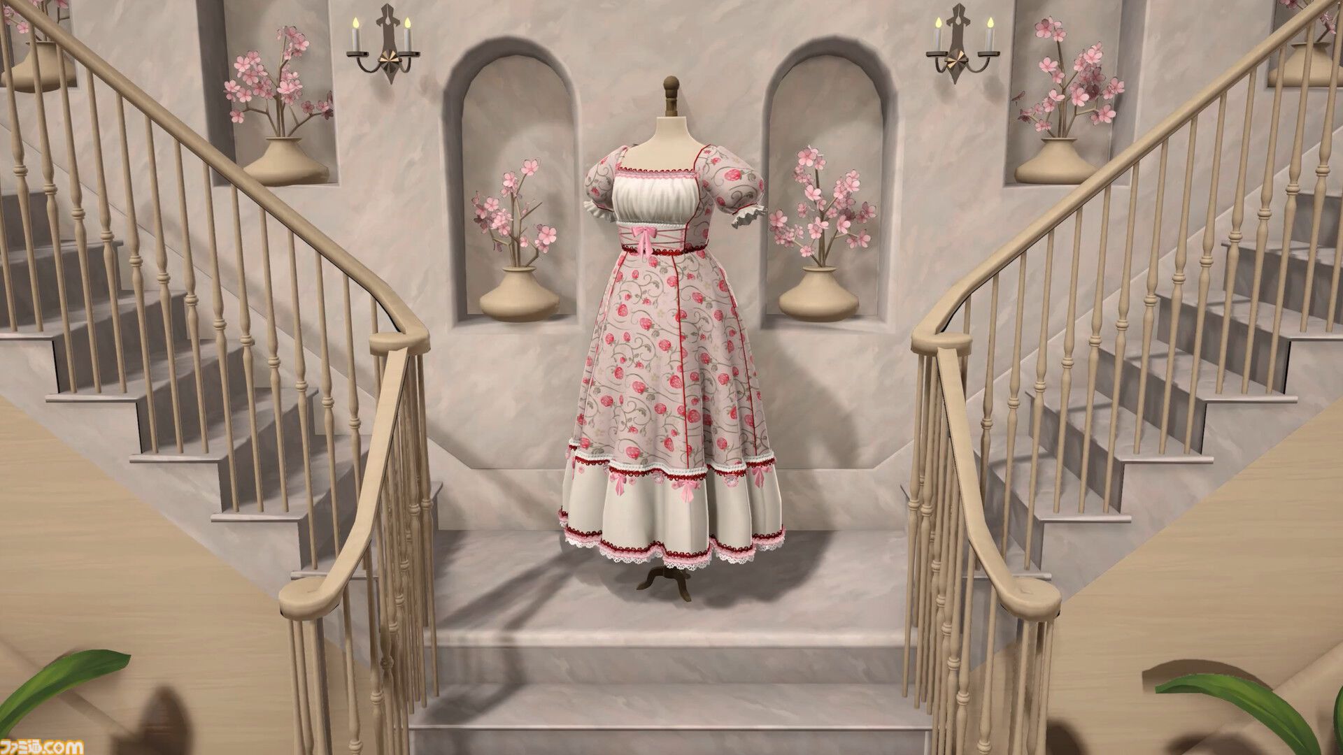 『ドレスメーカー』自分だけのドレス作りが楽しめる裁縫ゲーム。裁断、裁縫、装飾を行ってお客さんのオーダーに沿ったドレスを作ろう
