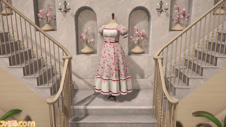 『ドレスメーカー』自分だけのドレス作りが楽しめる裁縫ゲーム。裁断、裁縫、装飾を行ってお客さんのオーダーに沿ったドレスを作ろう