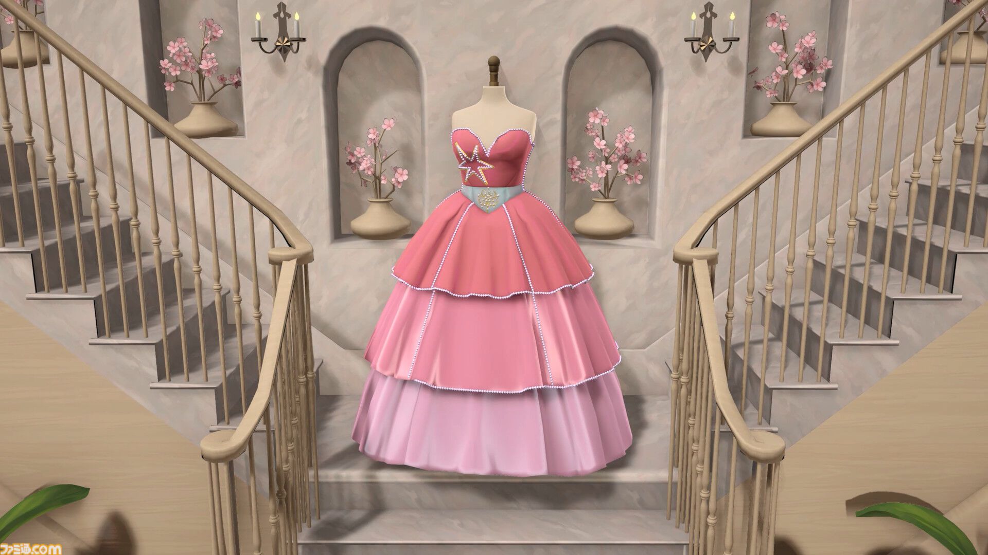 『ドレスメーカー』自分だけのドレス作りが楽しめる裁縫ゲーム。裁断、裁縫、装飾を行ってお客さんのオーダーに沿ったドレスを作ろう