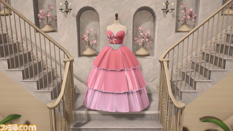『ドレスメーカー』自分だけのドレス作りが楽しめる裁縫ゲーム。裁断、裁縫、装飾を行ってお客さんのオーダーに沿ったドレスを作ろう