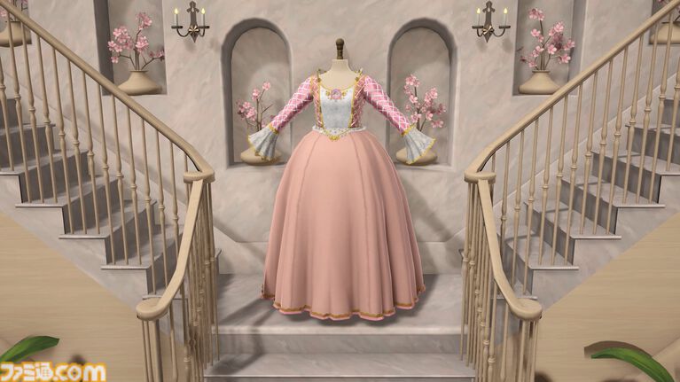 『ドレスメーカー』自分だけのドレス作りが楽しめる裁縫ゲーム。裁断、裁縫、装飾を行ってお客さんのオーダーに沿ったドレスを作ろう