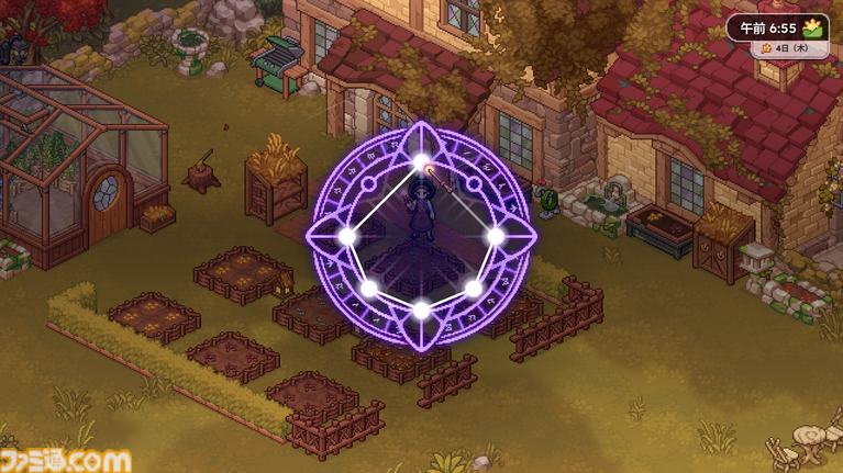魔法使い学生シム『Witchbrook』(ウィッチブルック)を試遊。魔法で空を飛び、魔法で学費を稼いで大学卒業を目指す! 恋愛や料理など、自由すぎる生活が主人公を豊かにする【TGS2026】