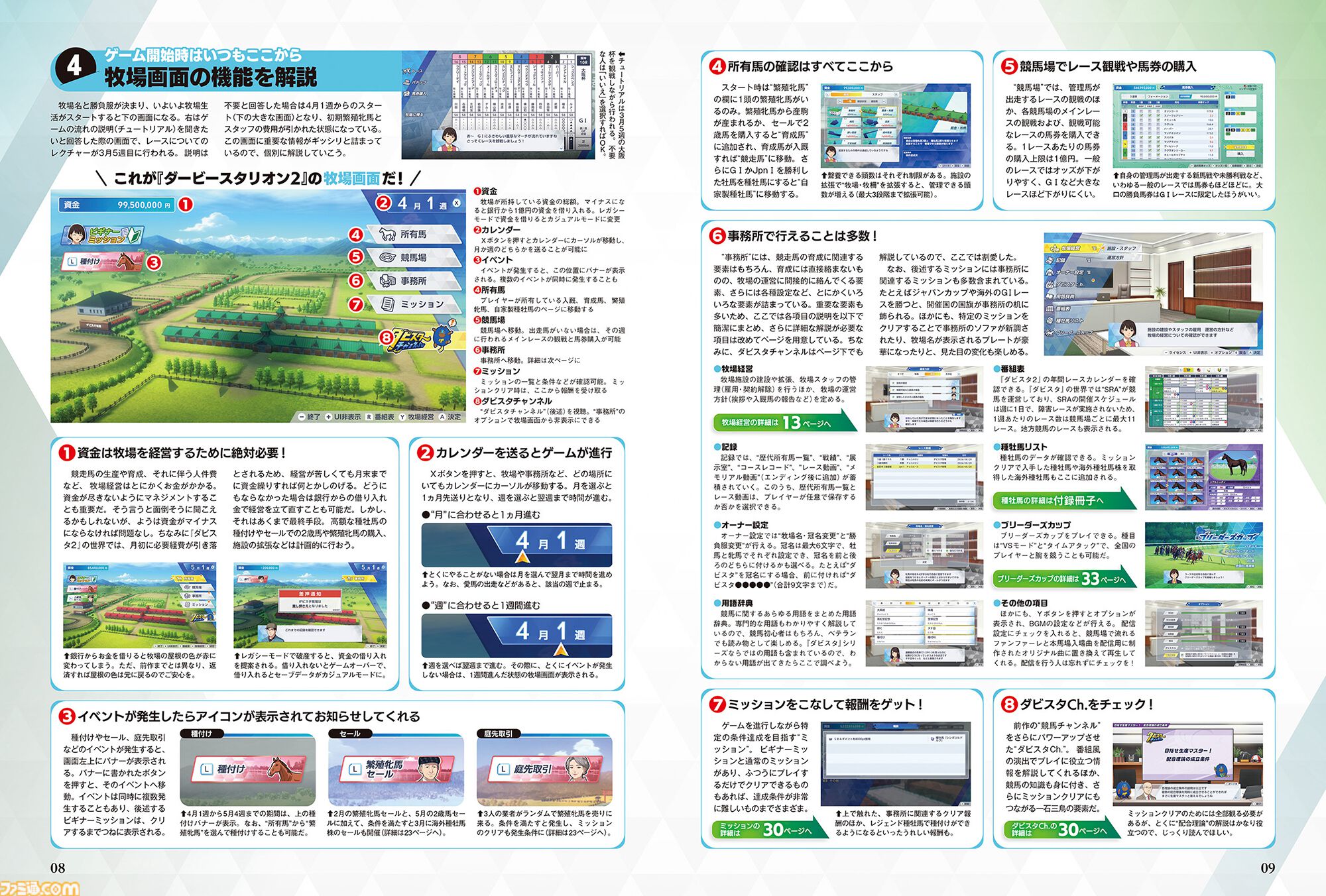 画像ページ (3/6) 『ダービースタリオン2』公式攻略ガイドブックが本日