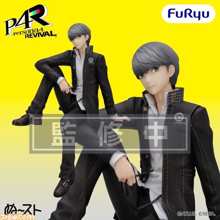 『ペルソナ4 リバイバル』堂島菜々子のぬーどるストッパーフィギュアが発表。クマのぬいぐるみ（？）を抱きかかえ、愛らしい表情で立体化