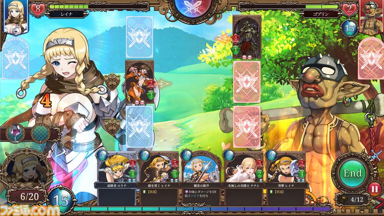 Switch・スマホ版『クイーンズブレイド リビルド』10月8日に発売決定。美闘士たちの衣装はじけるデッキ構築型ローグライト