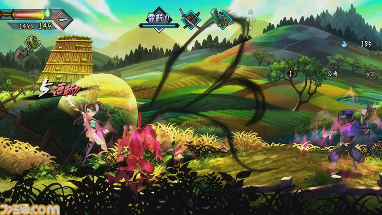 『朧村正怪奇譚』試遊レビュー。ヴァニラウェアの名作剣戟アクションが、より美しく進化。刀の奥義を修得できるようになり、自由自在な立ち回りも可能に