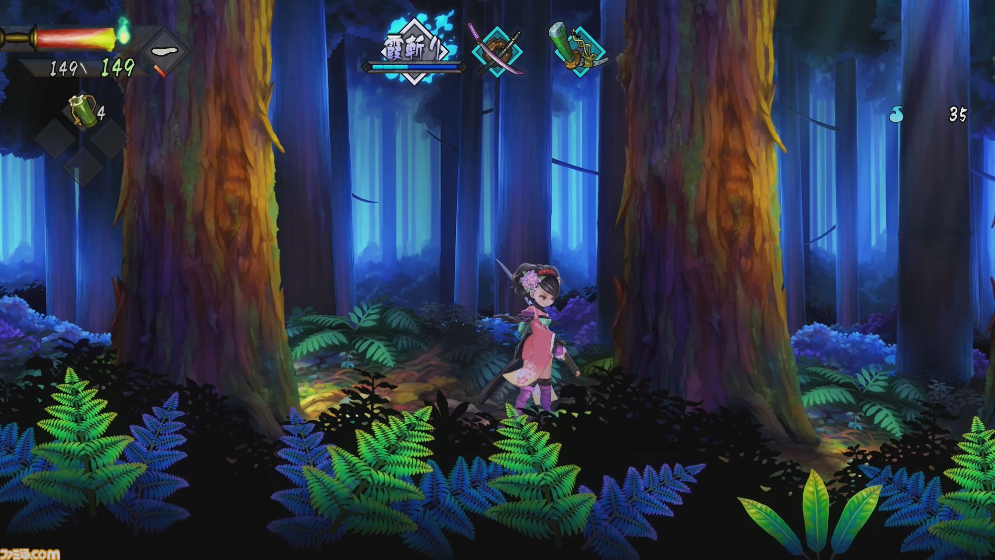 『朧村正怪奇譚』試遊レビュー。ヴァニラウェアの名作剣戟アクションが、より美しく進化。刀の奥義を修得できるようになり、自由自在な立ち回りも可能に