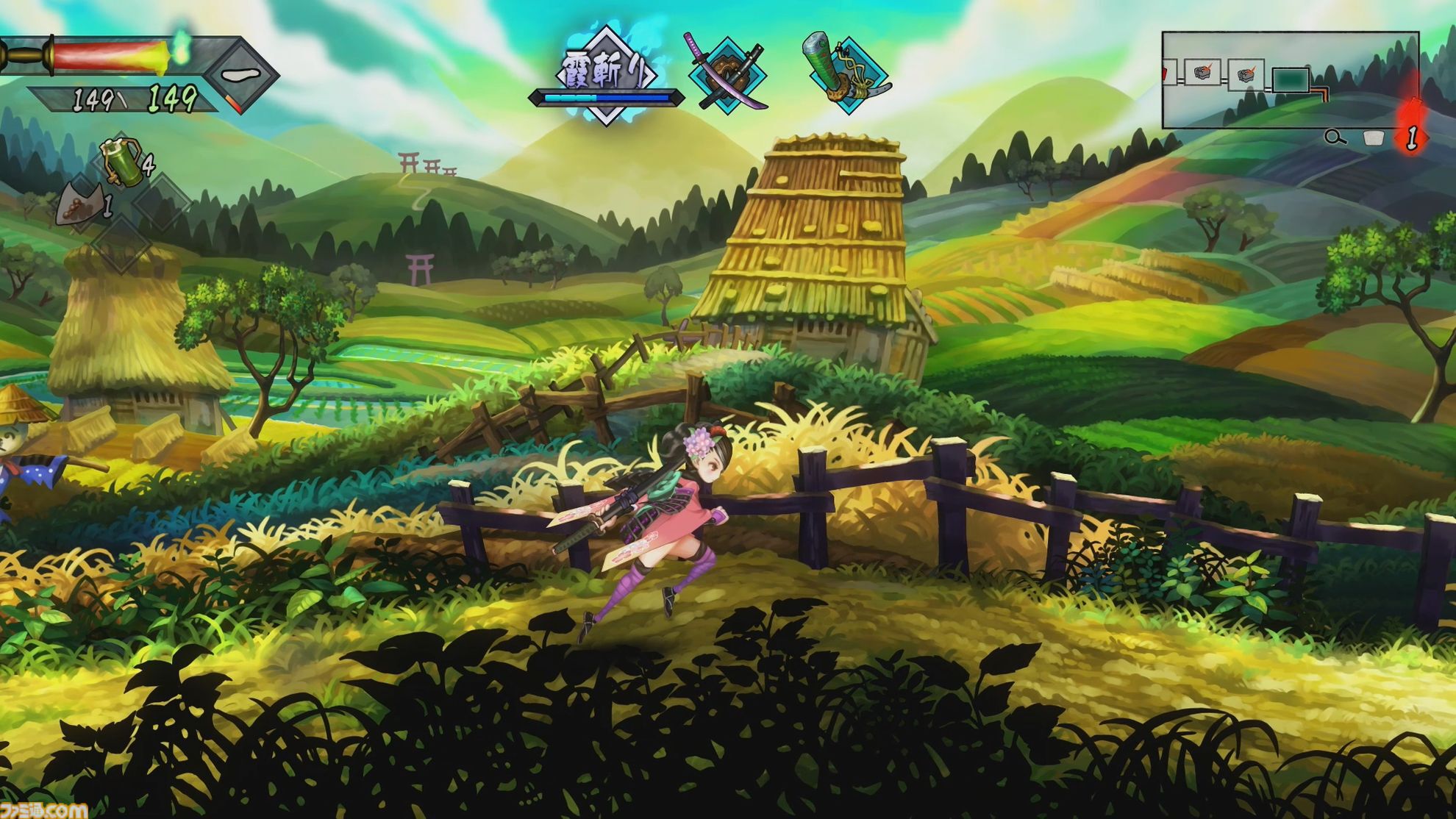 『朧村正怪奇譚』試遊レビュー。ヴァニラウェアの名作剣戟アクションが、より美しく進化。刀の奥義を修得できるようになり、自由自在な立ち回りも可能に