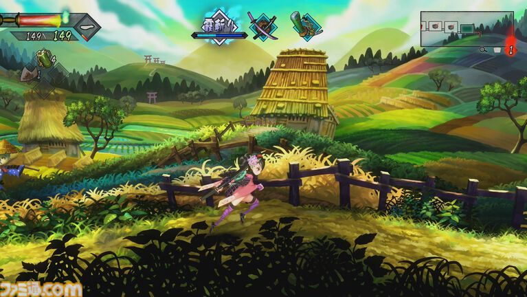 『朧村正怪奇譚』試遊レビュー。ヴァニラウェアの名作剣戟アクションが、より美しく進化。刀の奥義を修得できるようになり、自由自在な立ち回りも可能に