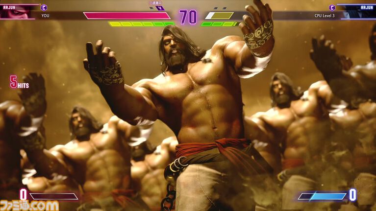 『スト6』アルジュンを先行プレイ。“白ダメ”を盾に必殺技を振り回せ！ パワフルな中に光るボリウッドライクなコミカルさも魅力的