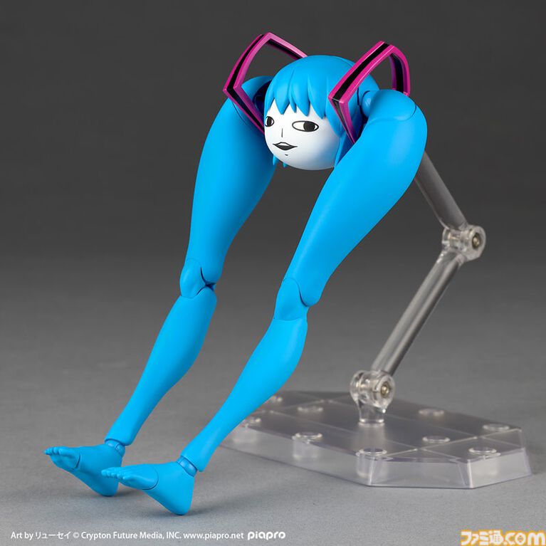 【初音ミク】シテヤンヨがリボルテックでフィギュア化、Amazonで予約受付中。あの“脚”が動く、曲がる、ポーズを決める