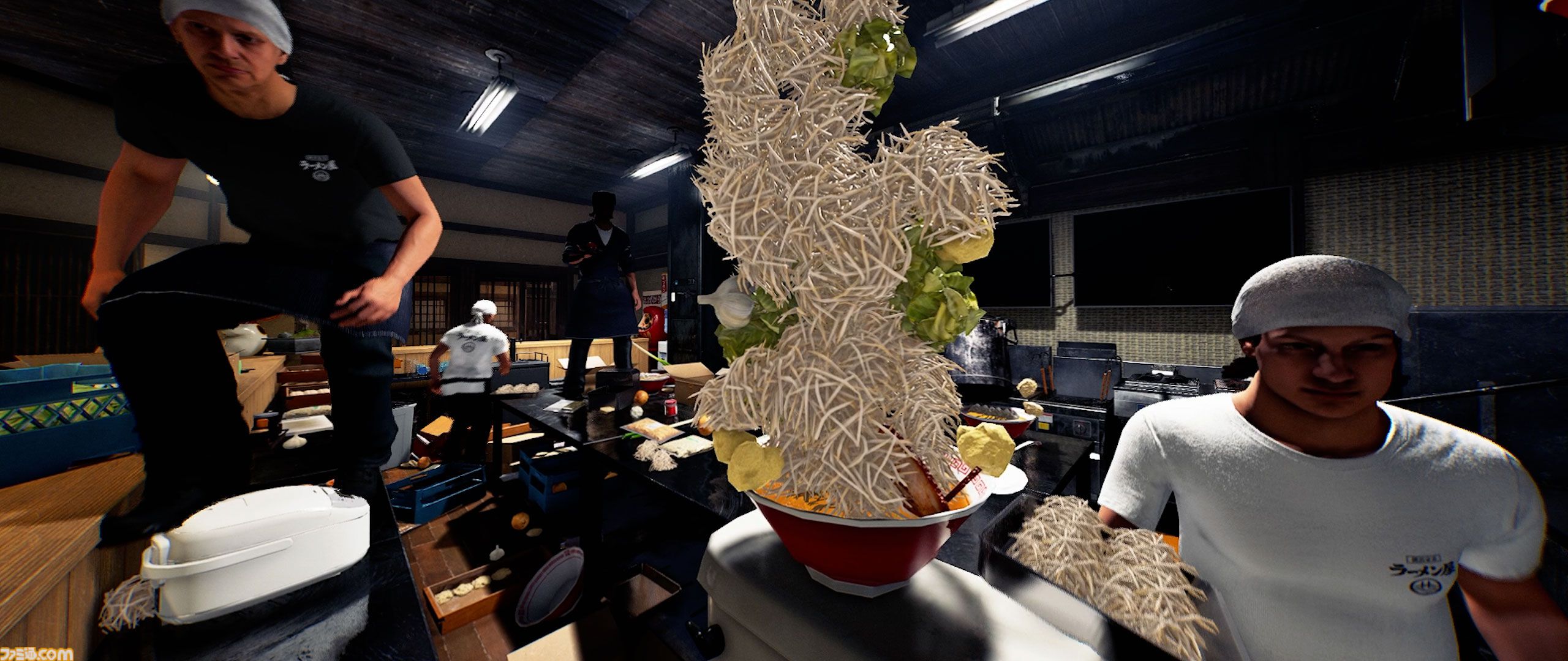『Japanese Ramen Simulator』アーリーアクセス版が本日（9/28）配信。お仕事体験、ラーメン評論家も来店、変なトラブルありのラーメン屋経営シミュ
