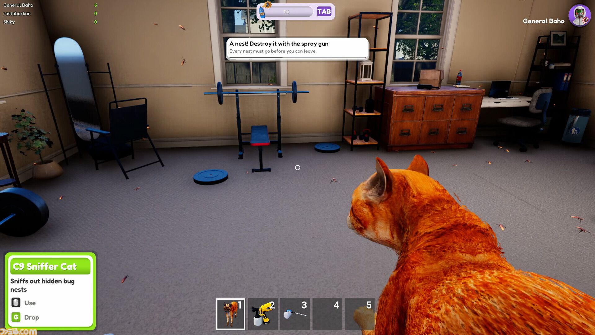 『Bug Cleaners』大量のゴキブリが出てくる虫退治＆掃除ゲームがアーリーアクセス配信。巨大昆虫とも戦わされる地獄のようなお仕事