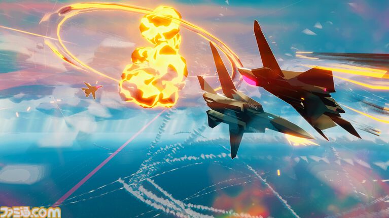 『DELIVERY MUST COMPLETE』は『デビルメイクライ』×『エースコンバット』シリーズの融合を謳うフライトシューティング。スコアを稼いで強化パーツを装備し、自分だけの機体で駆け抜けるローグライク要素も魅力