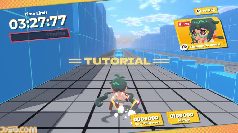 『ふまんぐーる』遅刻すると死ぬ少女の通学アクション体験版が10月8日配信。ランゲームや着せ替えをプレイ可能。ストレス過多でバケモノも出現