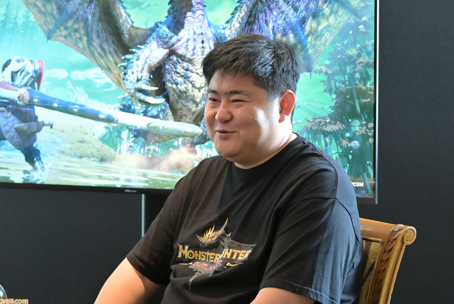 『モンスターハンターアウトランダーズ』ルガ・エアルダは“金色の鎧をまとった聖騎士”がコンセプト。冒険者の育成要素、ゲームサイクルへのこだわりなどをプロデューサーに訊く【TGS2026】