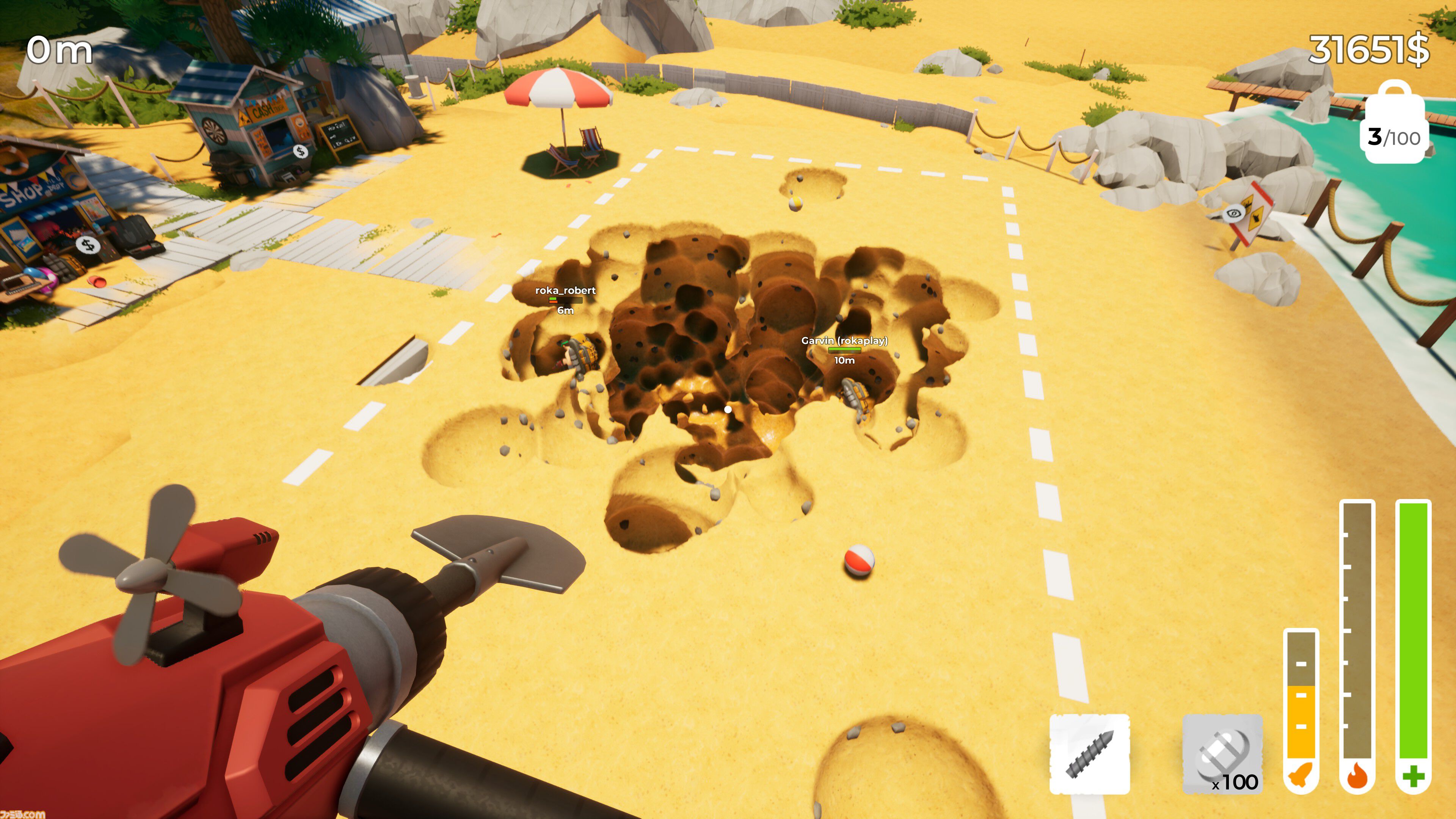 穴掘りゲー続編『A Game About Digging A Hole Together』発表。4人マルチ＆クロスプレイに対応しみんなで気軽に穴掘りが遊べる