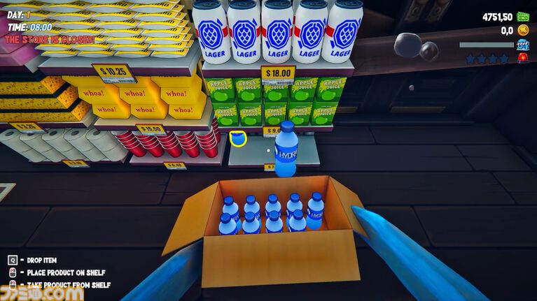 『シャーク・マート』客を狩って食材にする最大4人協力の店舗運営シミュレーション。魚警察からの尋問は現場を掃除し、嘘をついて切り抜けよう