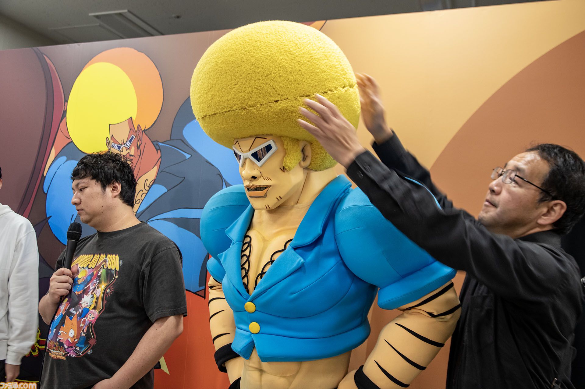 【ボーボボ展】ところ天の助に空いた穴を顔ハメ看板代わりにした日。「わけがわからない」に飲み込まれる『ボボボーボ・ボーボボ』の世界
