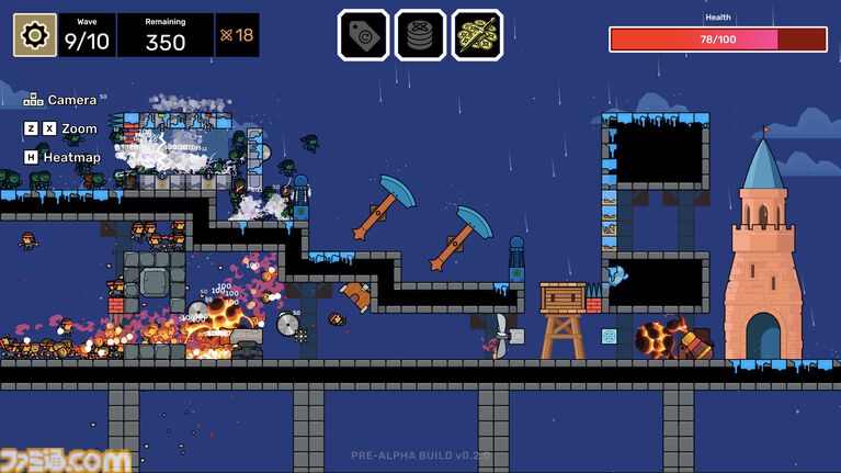 マ◯オっぽいキャラの大群を返り討ちにしろ! 『Hostile Architect』は凶悪ステージを“つくる側”にまわるタワーディフェンスゲーム