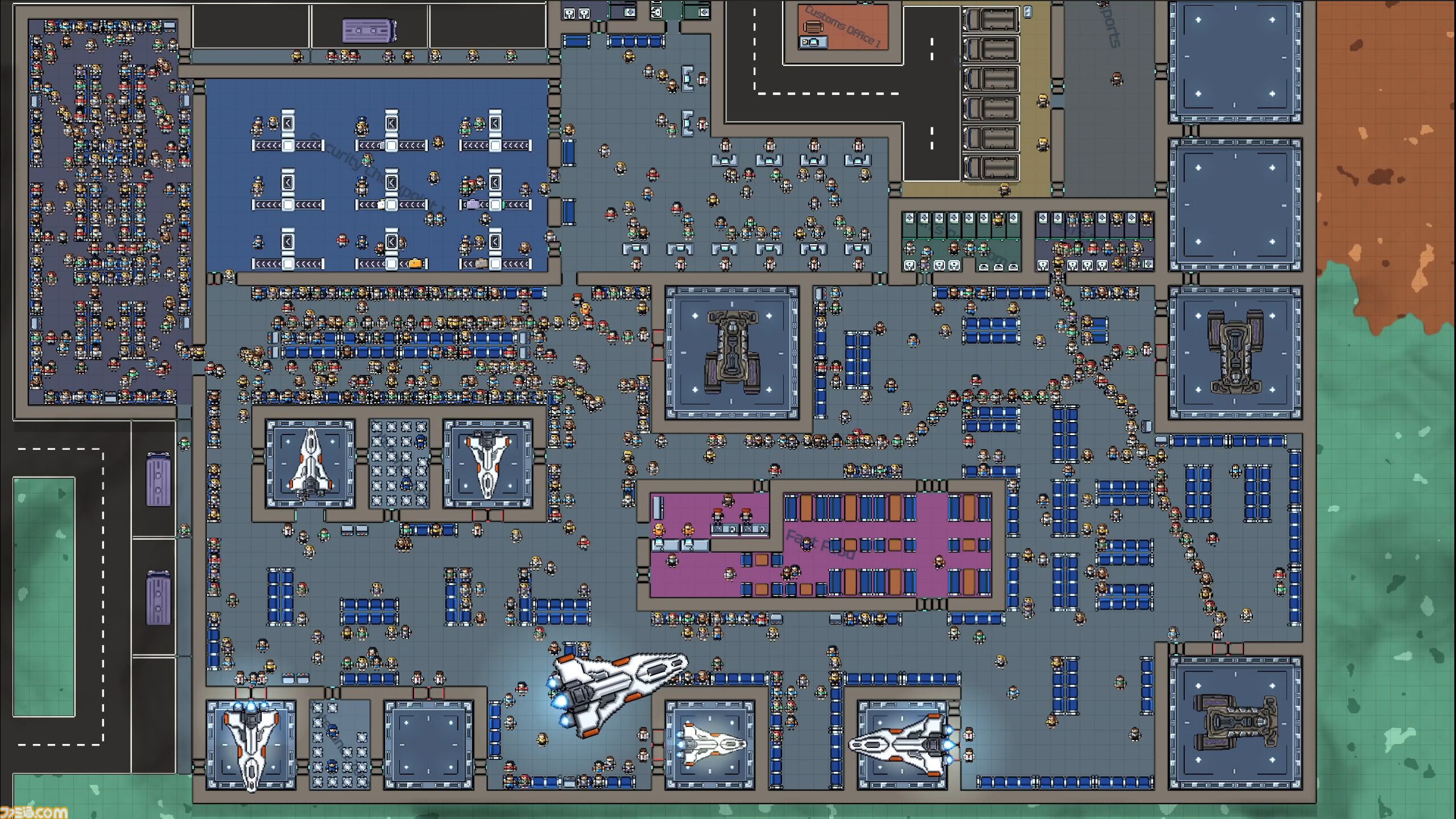 『Spaceport Architect』宇宙港を発展させるSF経営シミュレーション。旅客や貨物を管理して巨大な交通拠点を目指す【2027年発売】