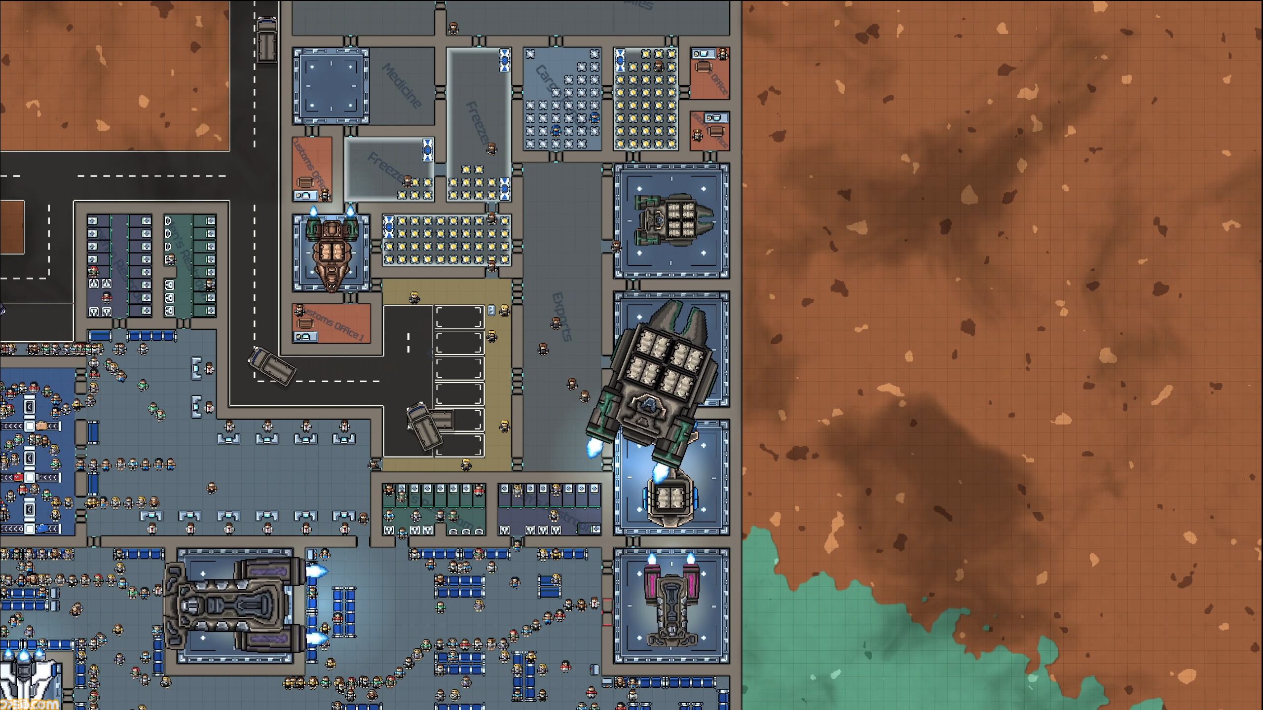 『Spaceport Architect』宇宙港を発展させるSF経営シミュレーション。旅客や貨物を管理して巨大な交通拠点を目指す【2027年発売】