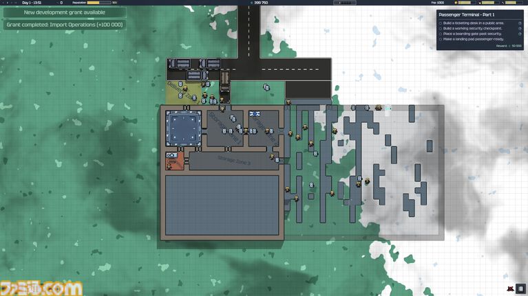 『Spaceport Architect』宇宙港を発展させるSF経営シミュレーション。旅客や貨物を管理して巨大な交通拠点を目指す【2027年発売】
