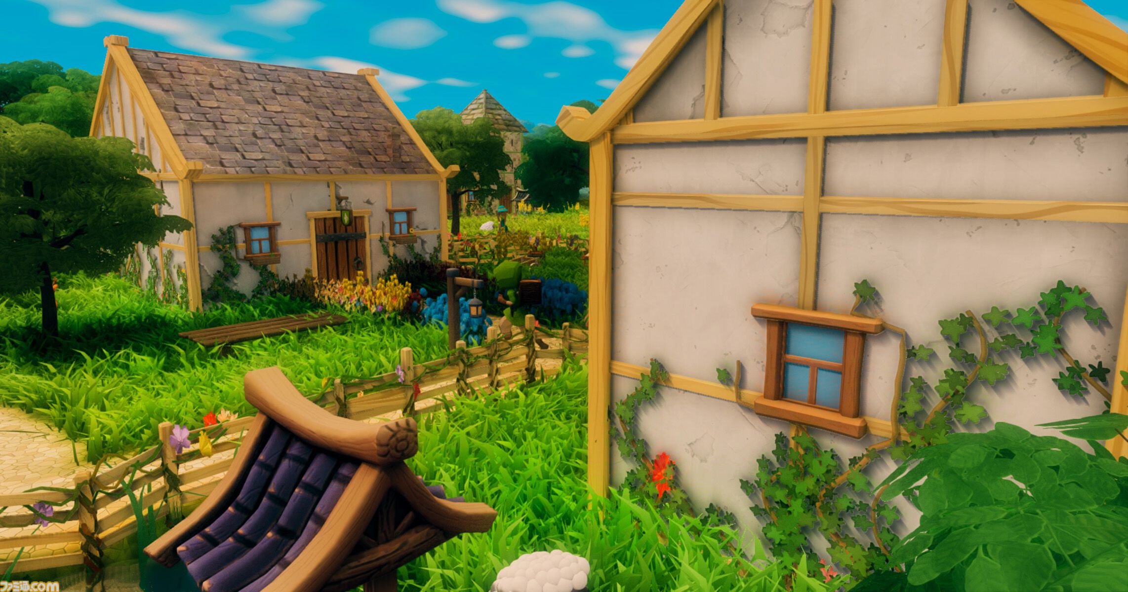 『CottageCore』村人の仕事や暮らしを支えるサンドボックスゲーム。静かな一軒家から豪華な城まで自由に建築【2027年4月14日発売】
