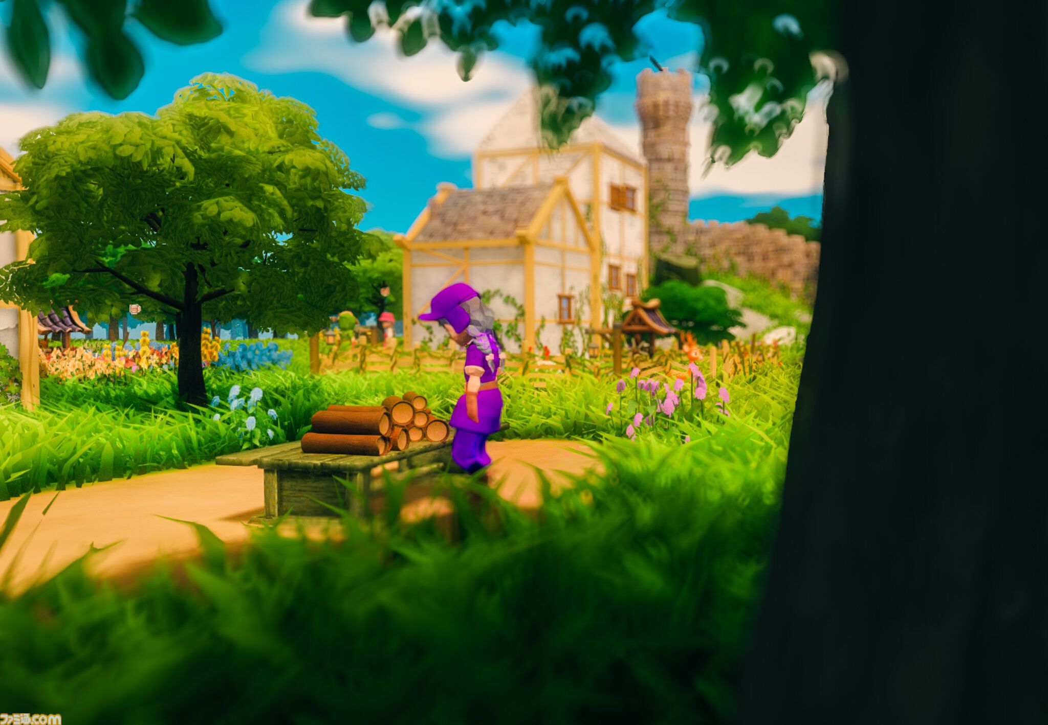 『CottageCore』村人の仕事や暮らしを支えるサンドボックスゲーム。静かな一軒家から豪華な城まで自由に建築【2027年4月14日発売】