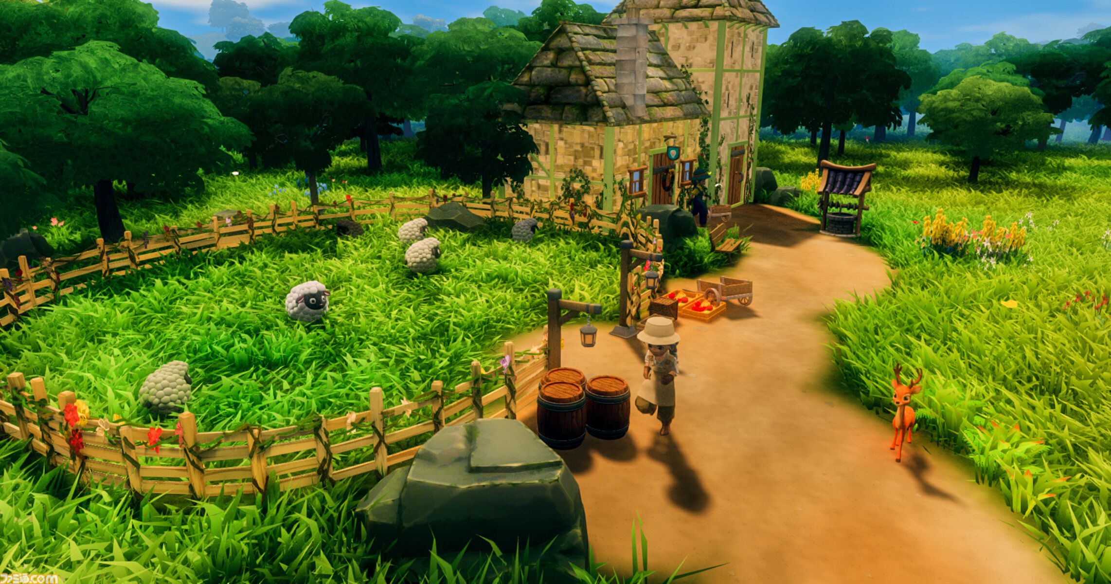 『CottageCore』村人の仕事や暮らしを支えるサンドボックスゲーム。静かな一軒家から豪華な城まで自由に建築【2027年4月14日発売】