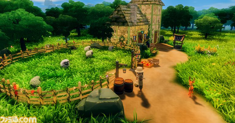 『CottageCore』村人の仕事や暮らしを支えるサンドボックスゲーム。静かな一軒家から豪華な城まで自由に建築【2027年4月14日発売】
