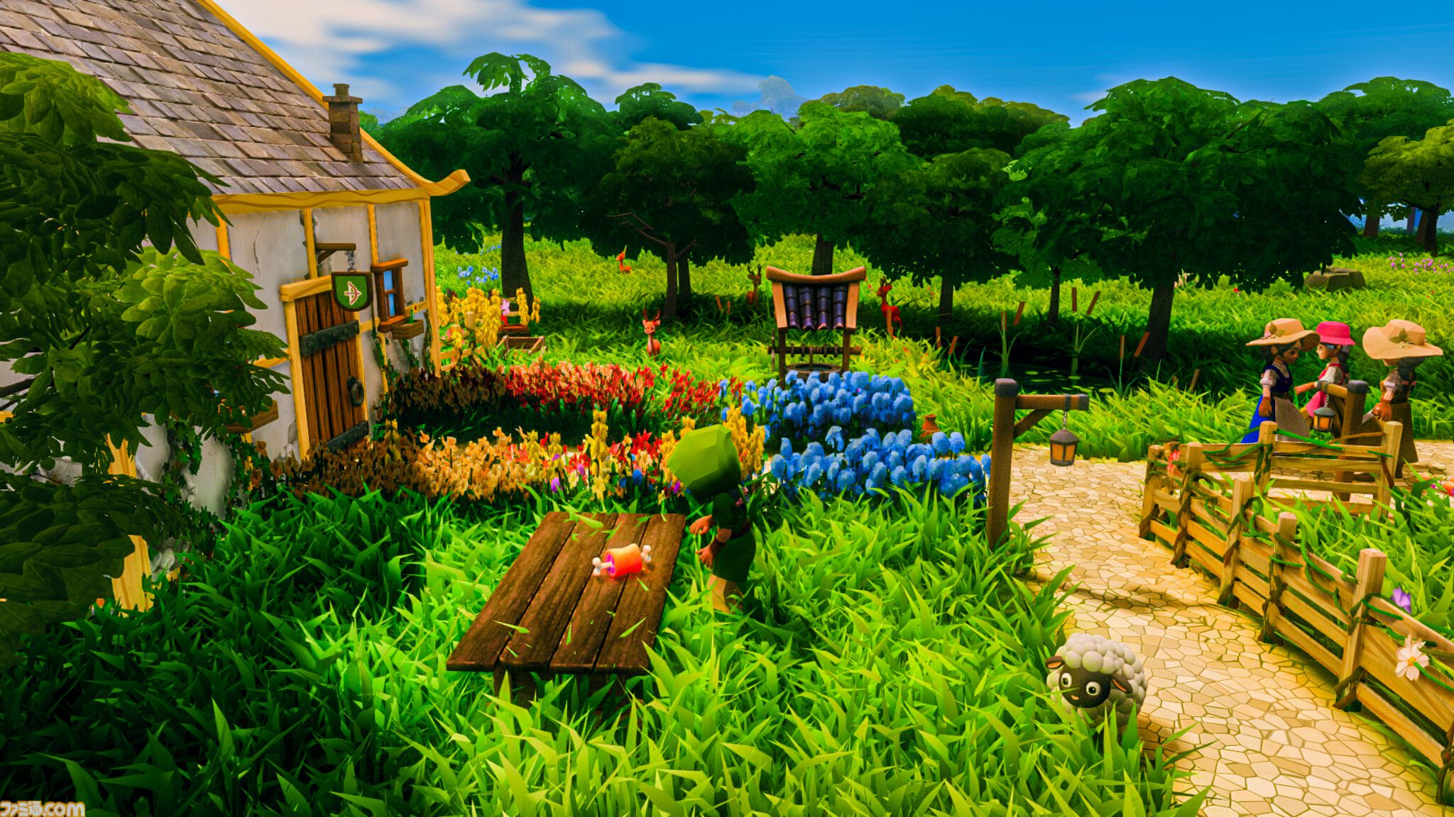 『CottageCore』村人の仕事や暮らしを支えるサンドボックスゲーム。静かな一軒家から豪華な城まで自由に建築【2027年4月14日発売】
