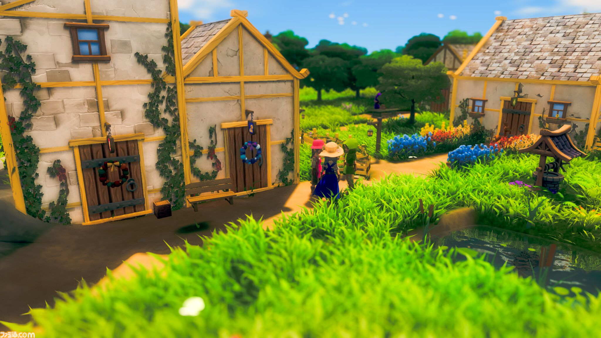 『CottageCore』村人の仕事や暮らしを支えるサンドボックスゲーム。静かな一軒家から豪華な城まで自由に建築【2027年4月14日発売】