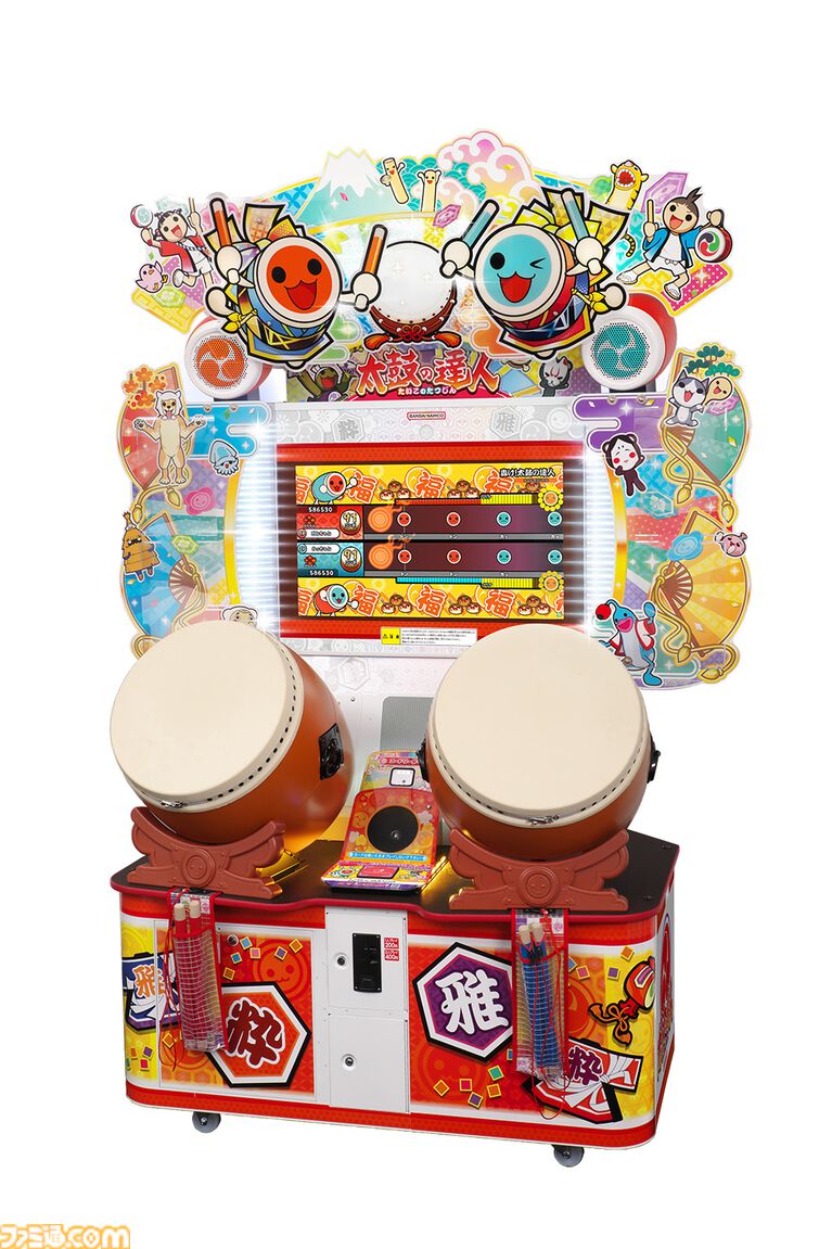 『太鼓の達人』じゃがりこコラボが10月5日スタート。どんちゃんのバチがじゃがりこに、体はまさかのLサイズ